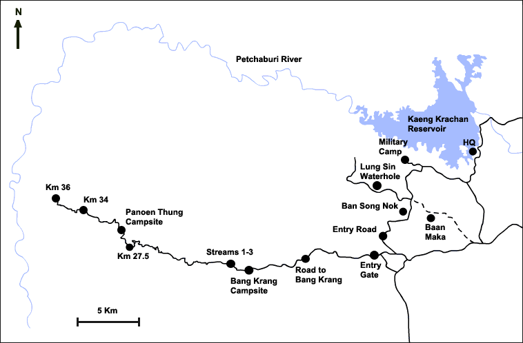 Kaeng Krachan Map