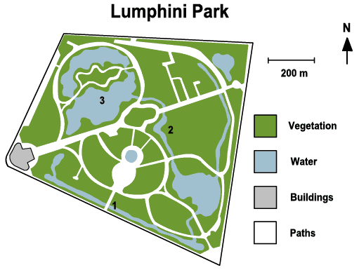 Lumphini Park Map