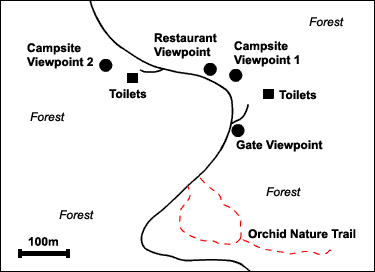 Panoen Tung Campsite Map